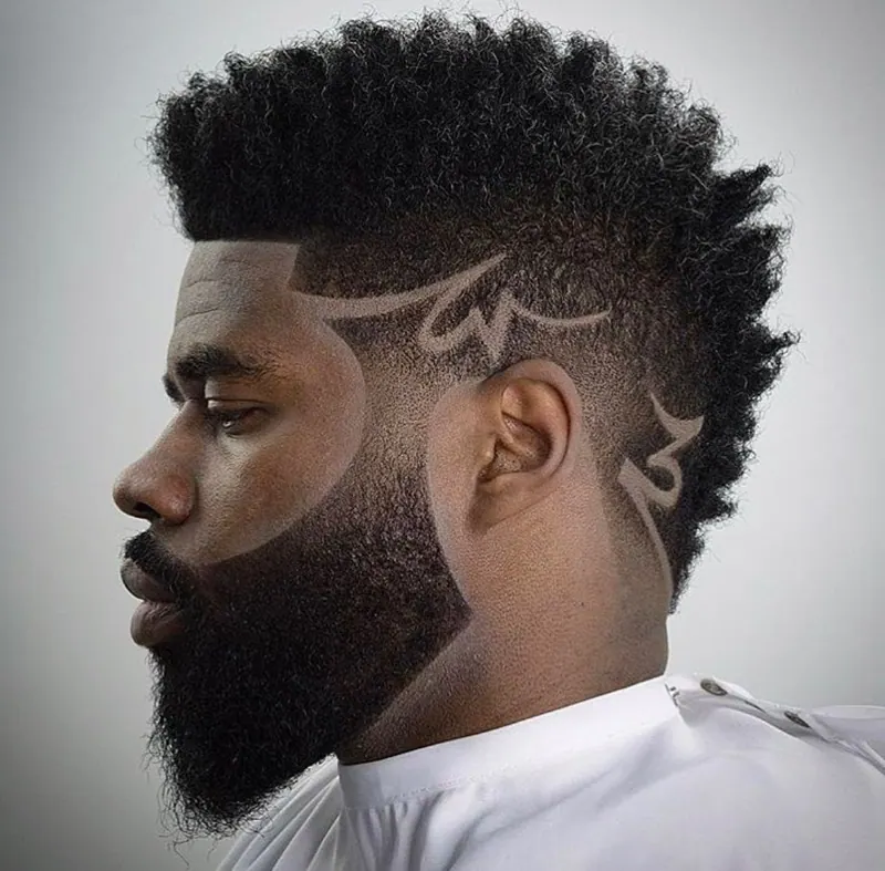 Modelagem de barba masculina