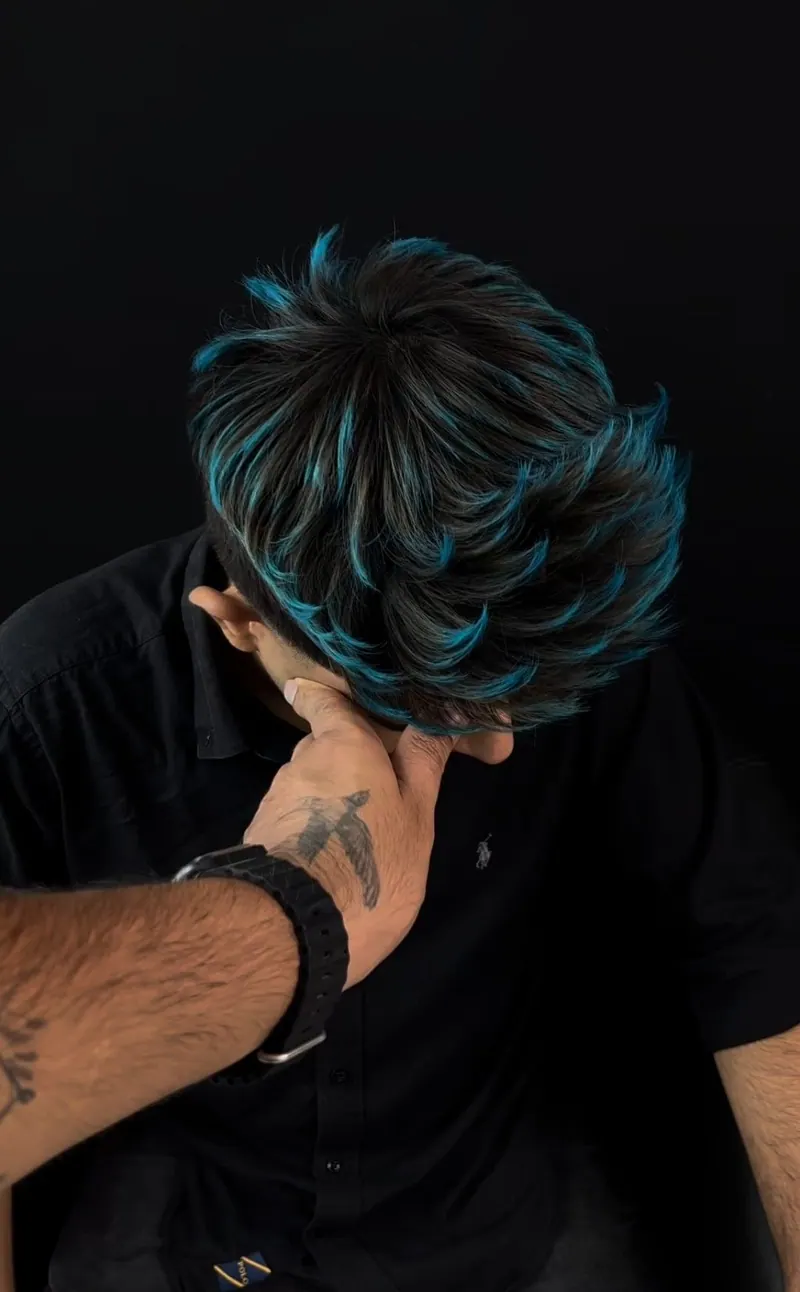 Coloração capilar masculina