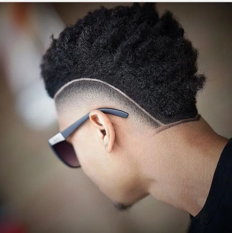 Corte masculino realizado pela Tartt Hawk