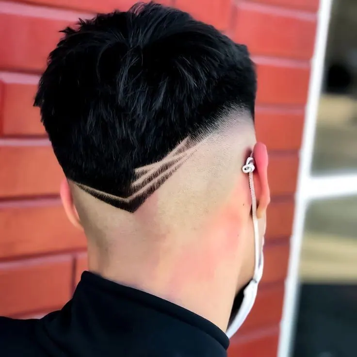Corte masculino com acabamento preciso